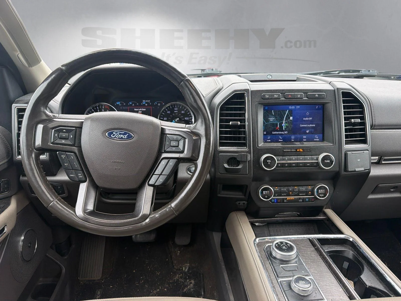Used 2021 Agate Black Metallic Ford Limited image 3