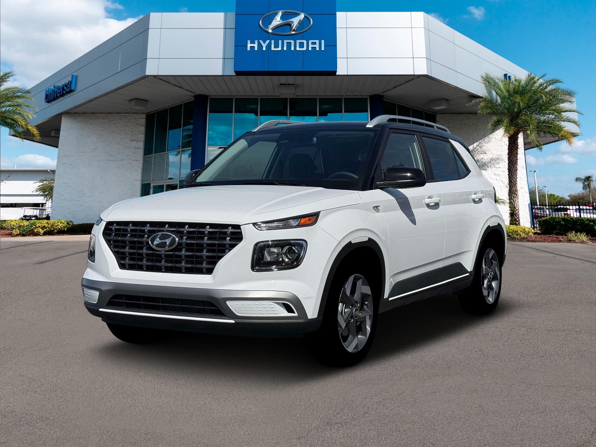 New 2026 White Hyundai SEL w/Two-Tone Roof image 1