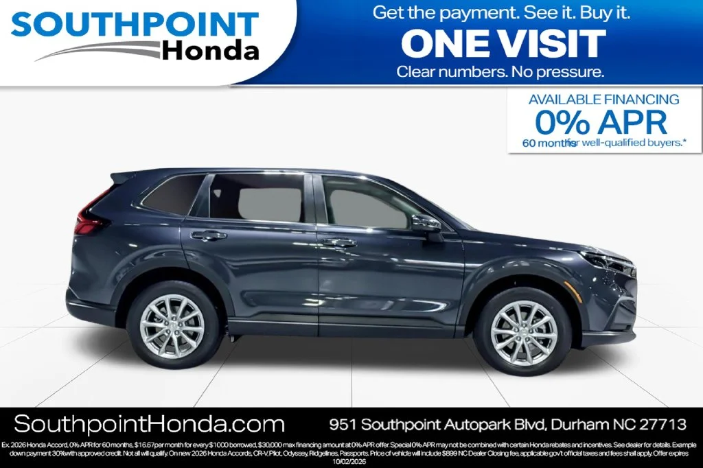 New 2027 Meteorite Gray Metallic Honda EX image 2