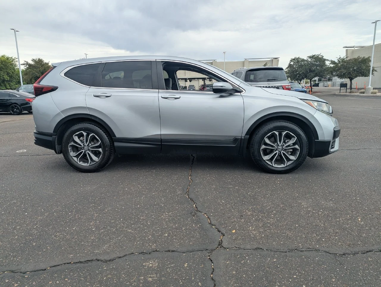 Used 2021 Lunar Silver Metallic Honda EX image 6