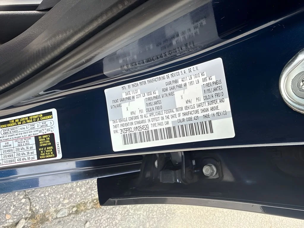 Used 2021 Blue Mazda Preferred 2.5 S image 25