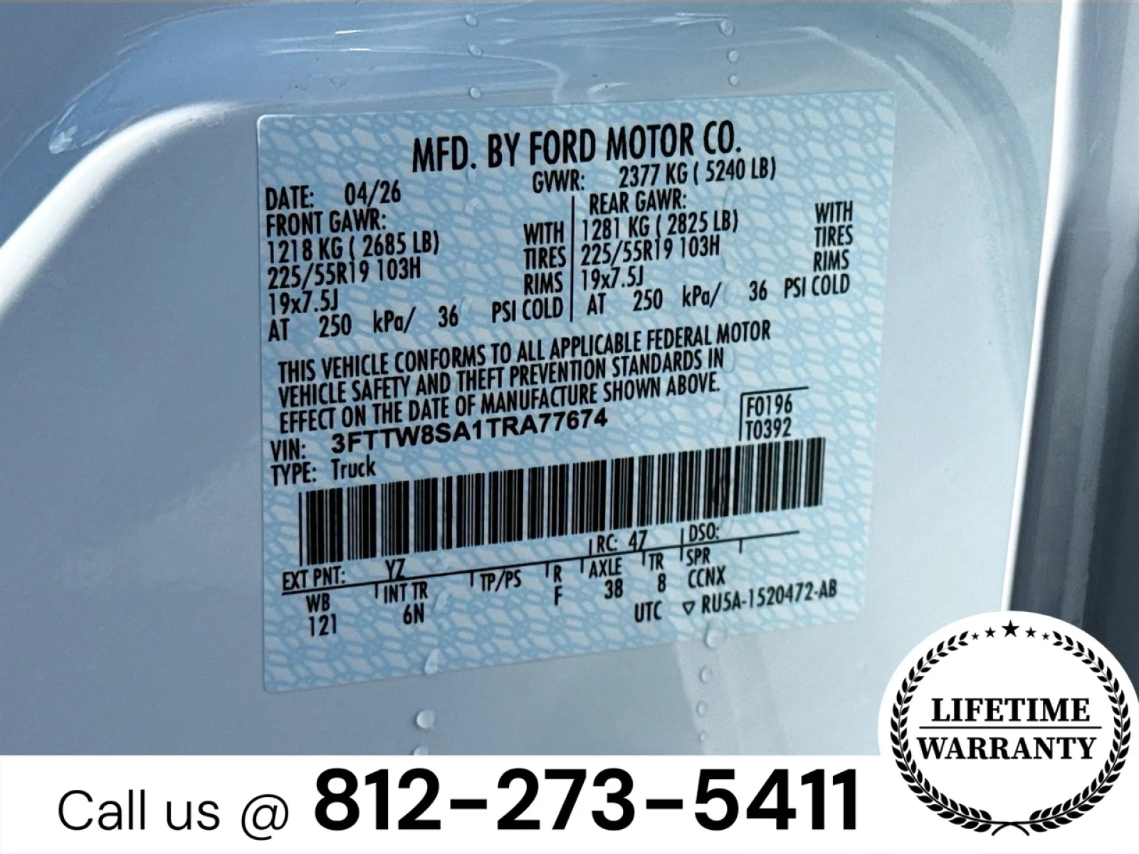 New 2026 Oxford White Ford Lariat® image 34