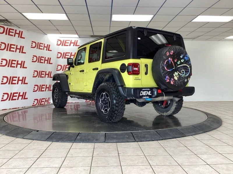 Used 2023 Yellow Jeep Rubicon 4xe image 5