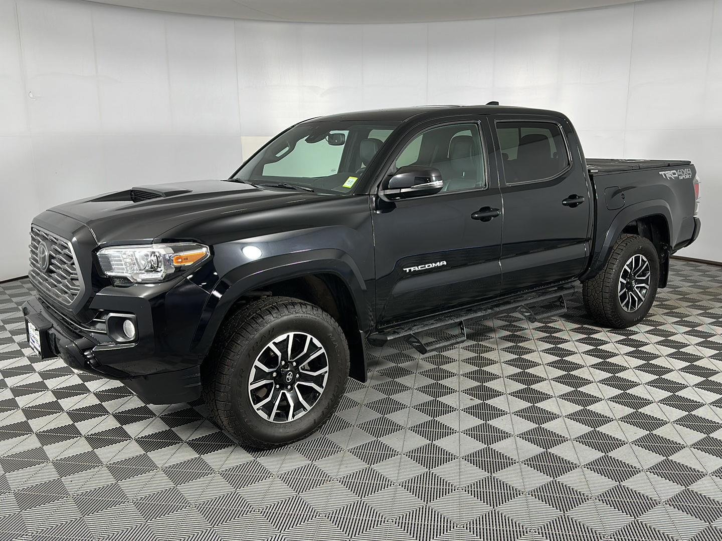 Used 2022 Midnight Black Metallic Toyota TRD Sport image 4