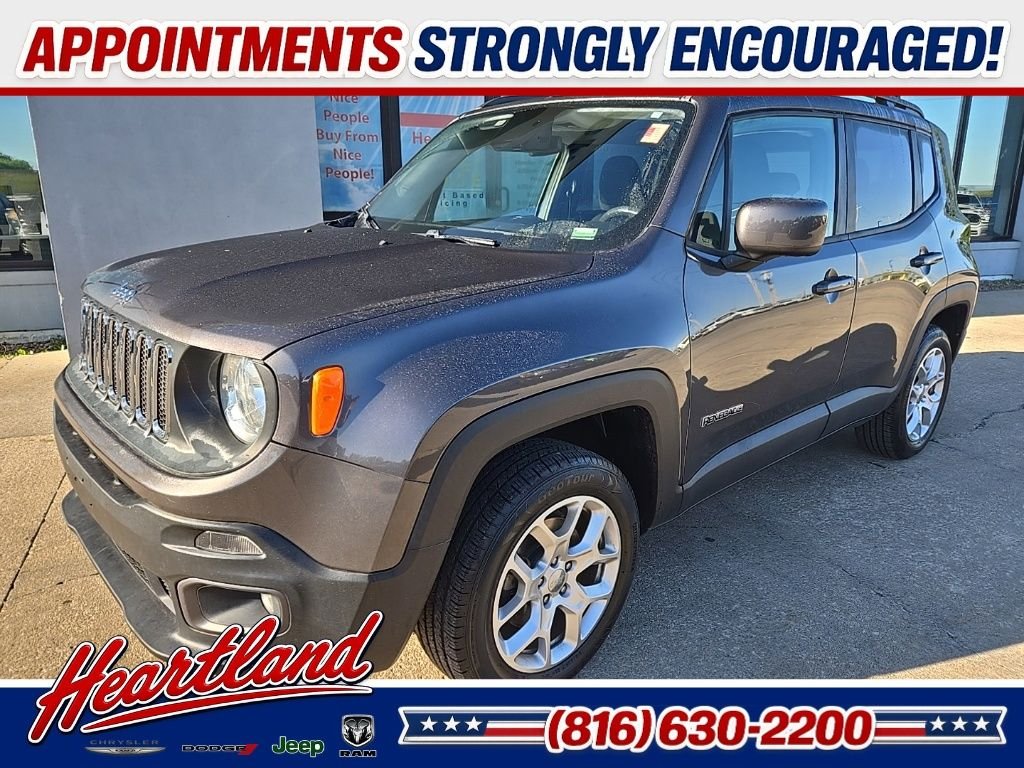 Used 2017 Jeep Renegade Latitude with VIN ZACCJBBB2HPF40296 for sale in Kansas City