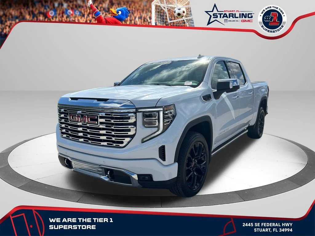 New 2026 Glacier White Tricoat GMC Denali image 1
