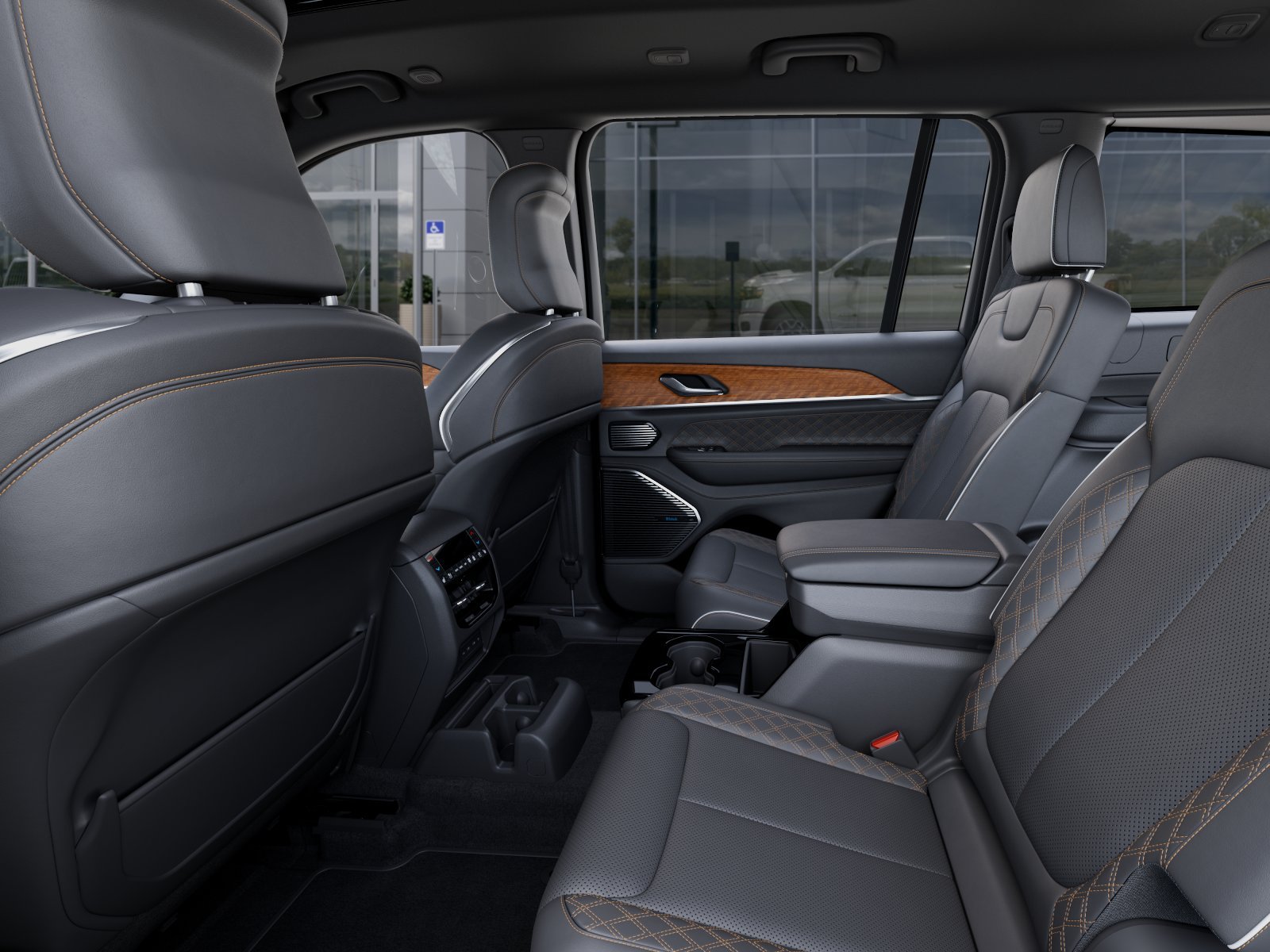 New 2026 Diamond Black Crystal Pearl-Coat Exterior Paint Jeep Summit image 49