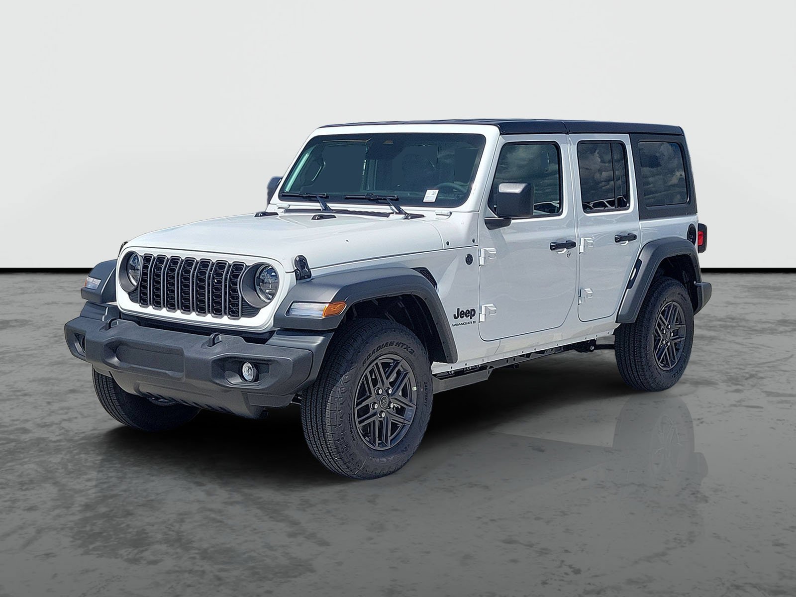 New 2026 Bright White Clear-Coat Exterior Paint Jeep Sport S image 3