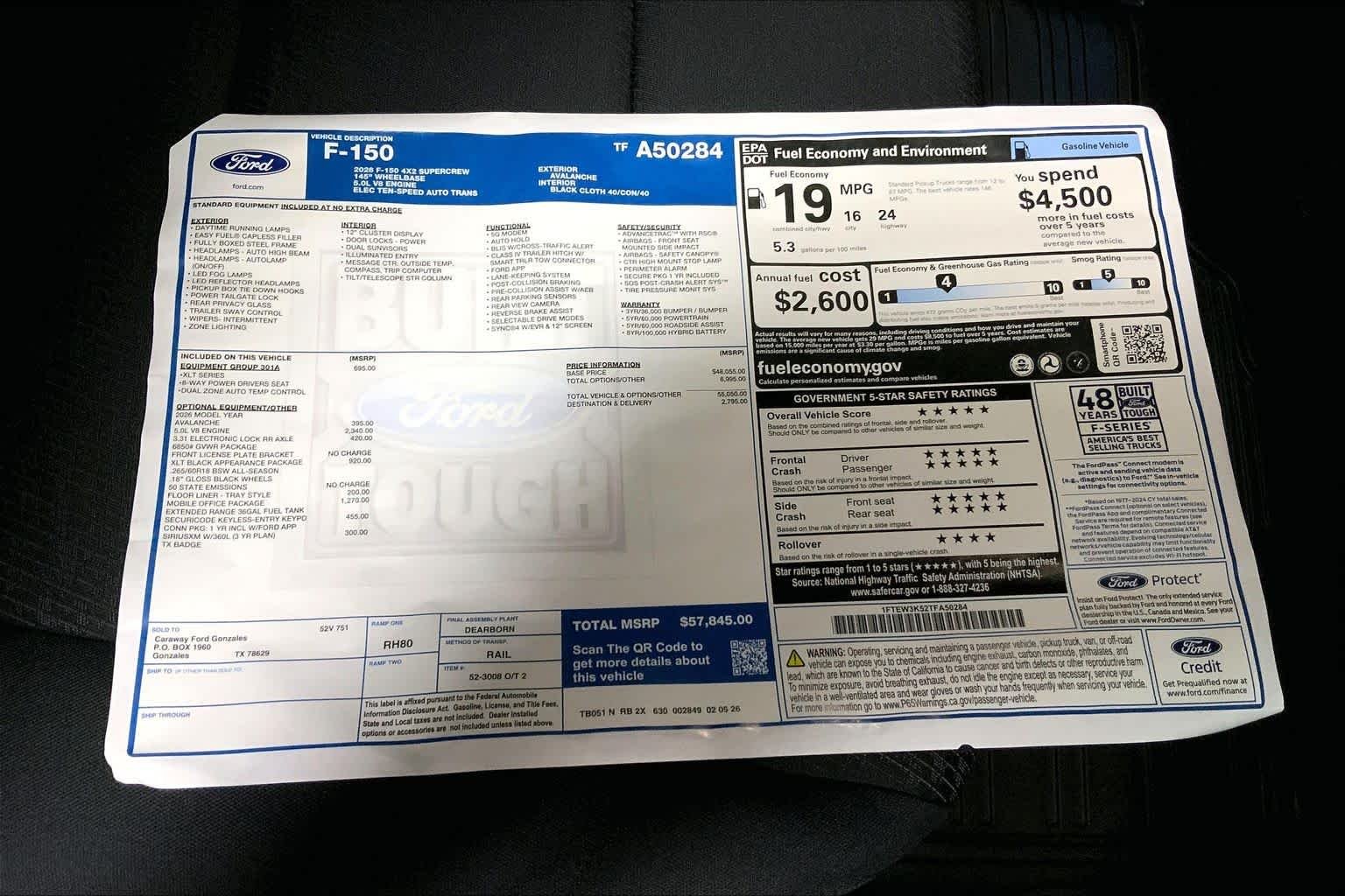 New 2026 Avalanche Ford XLT image 21