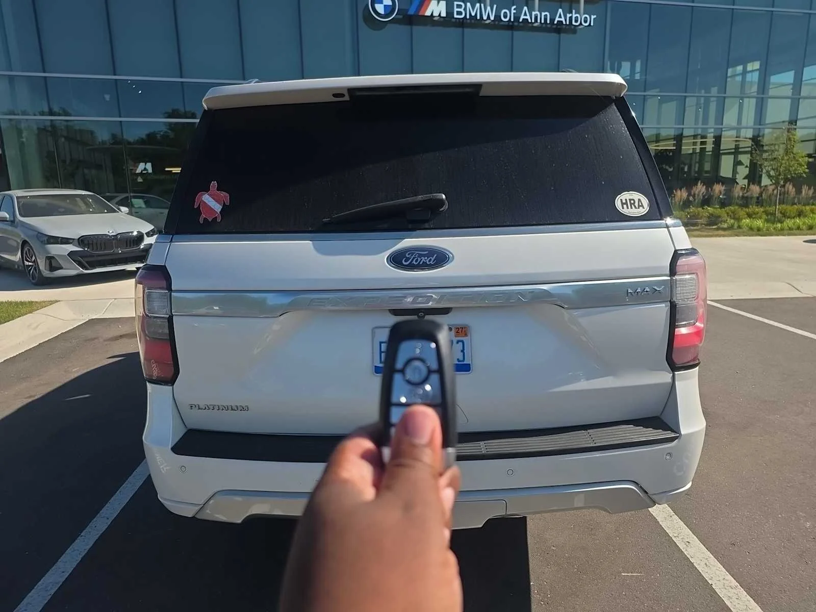 Used 2018 White Platinum Metallic Tri-Coat Ford Platinum image 7
