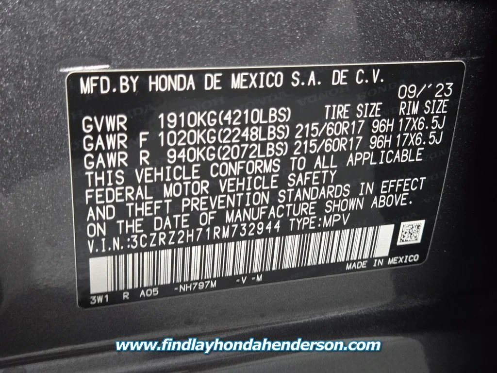 2024 Honda HR-V EX-L - Photo 14