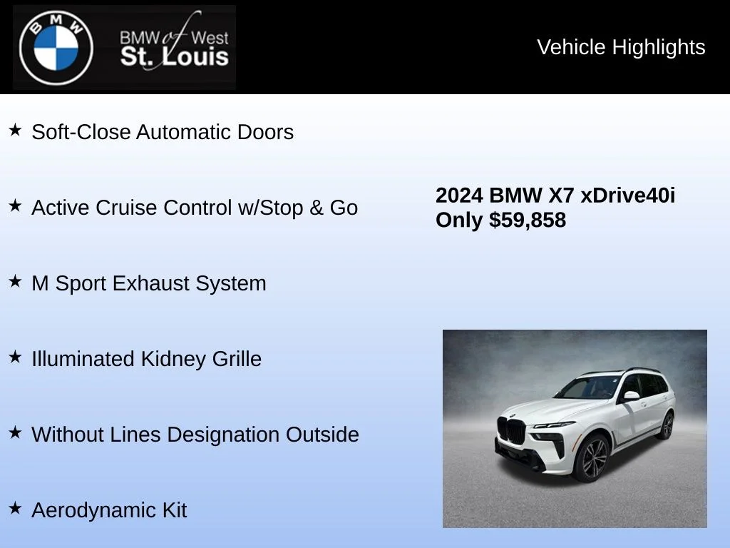Used 2024 White BMW xDrive40i image 24