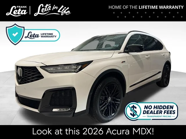 2026 Acura MDX A-Spec Advance Package