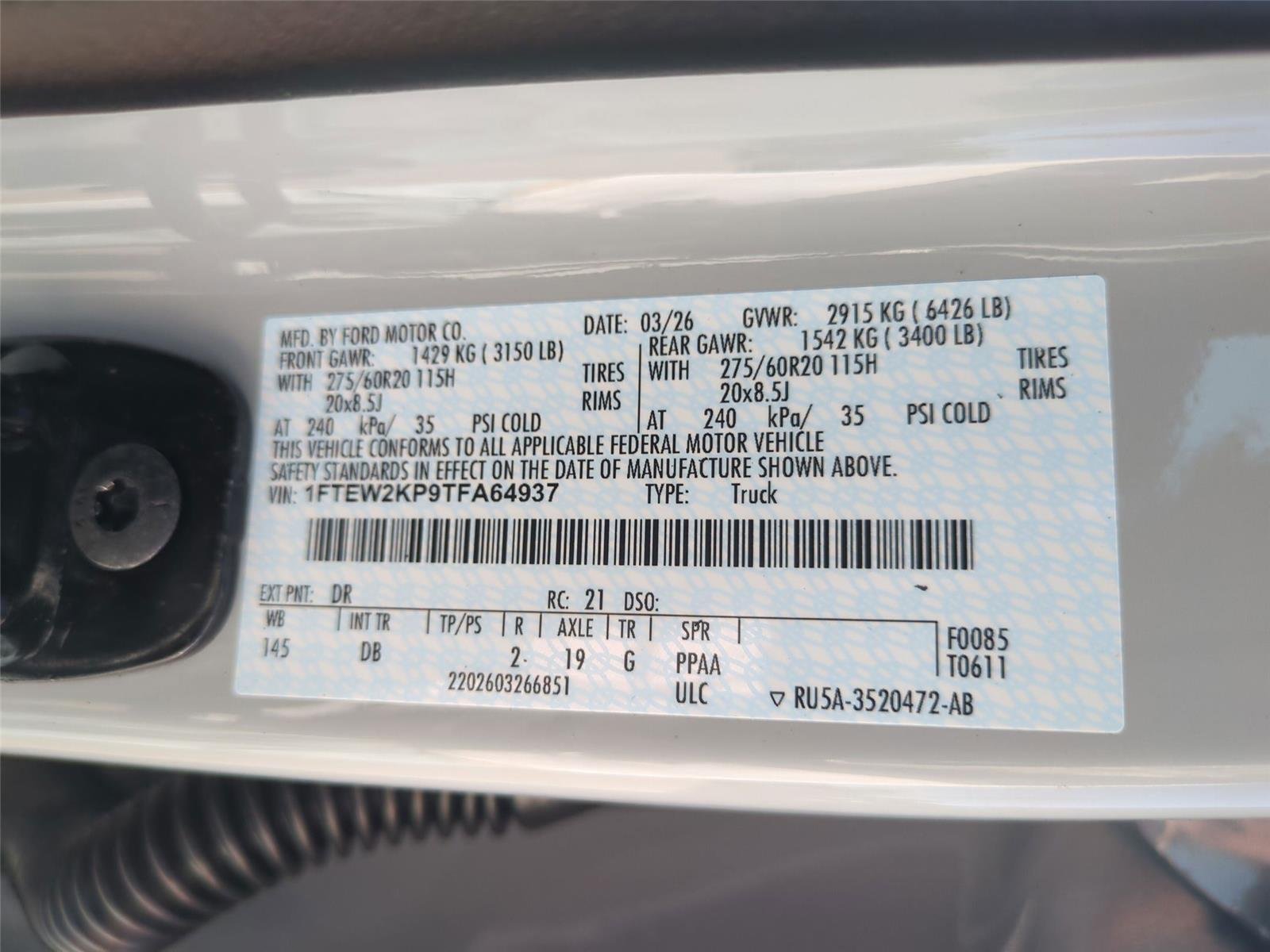 New 2026 Avalanche Ford STX® image 38
