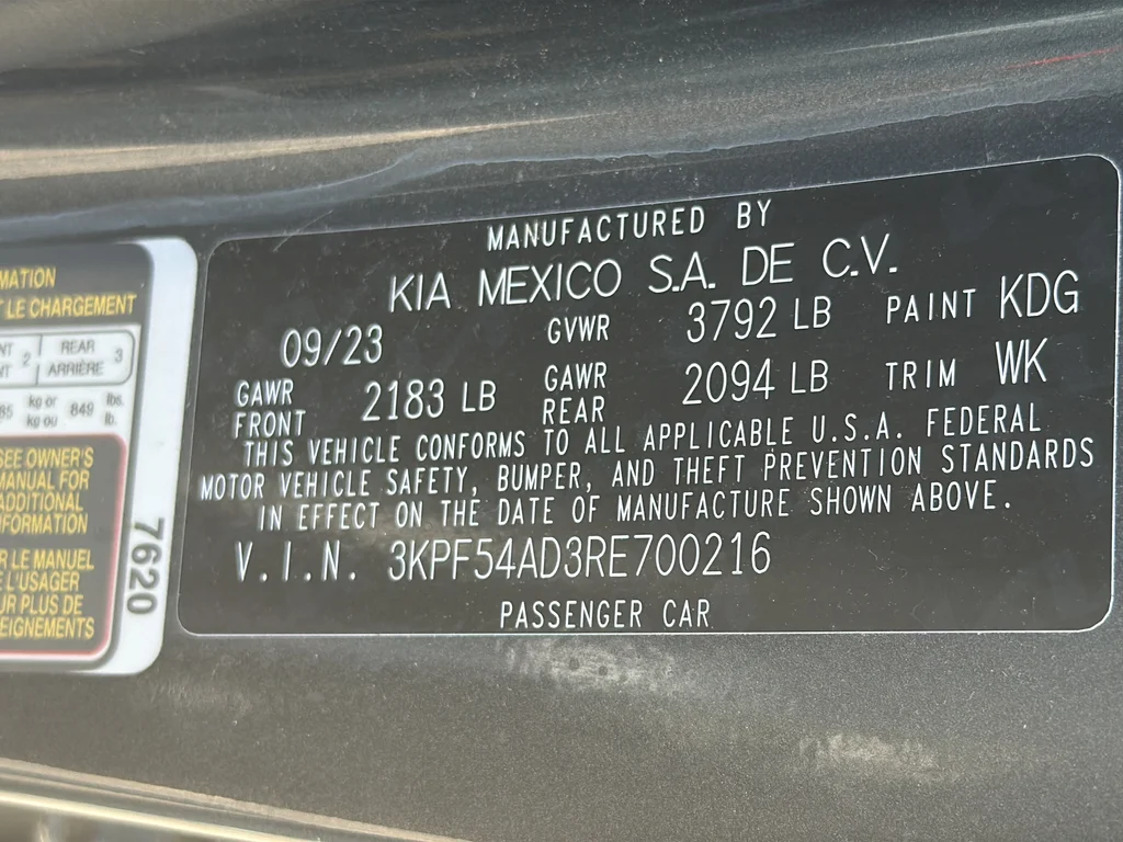 Certified Used 2024 Gray Kia GT-Line image 27