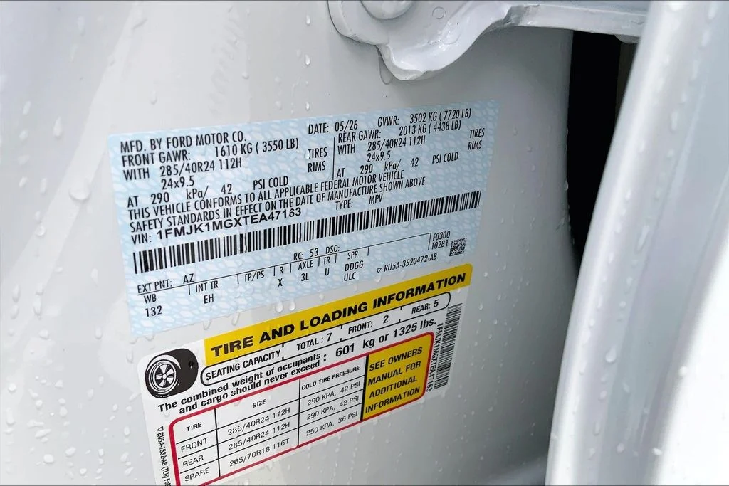 New 2026 Star White Metallic Tri-Coat Ford Platinum image 20