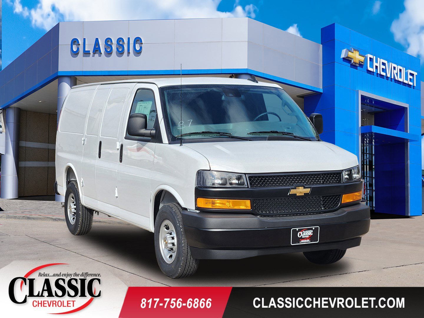 Summit White 2025 Chevrolet Express Cargo 2500 RWD Van Rear-Wheel Drive