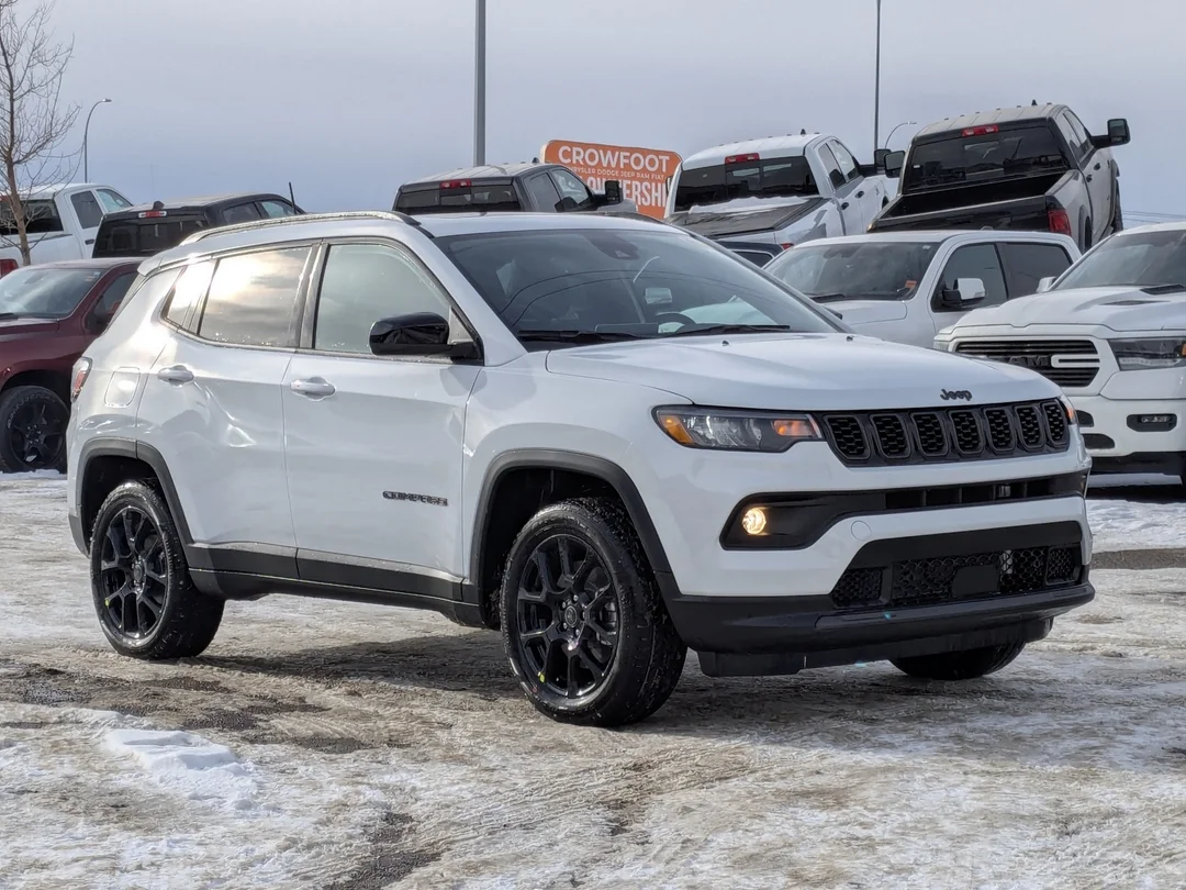 New 2026 White Jeep North - - 4x4 - Altitude Special Edition 18 inch Black Wheels & More! image 2