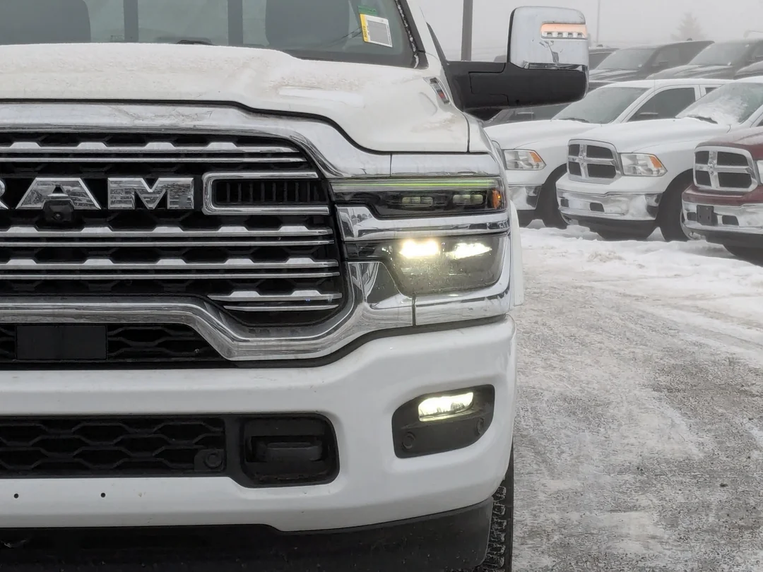 New 2026 White RAM Limited Longhorn - - 4x4 - Bison Brown Premium Leather - Longhorn Level 1 Equip & More! image 10