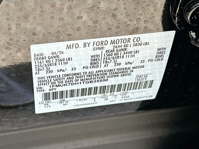 New 2026 Black Ford Active image 20