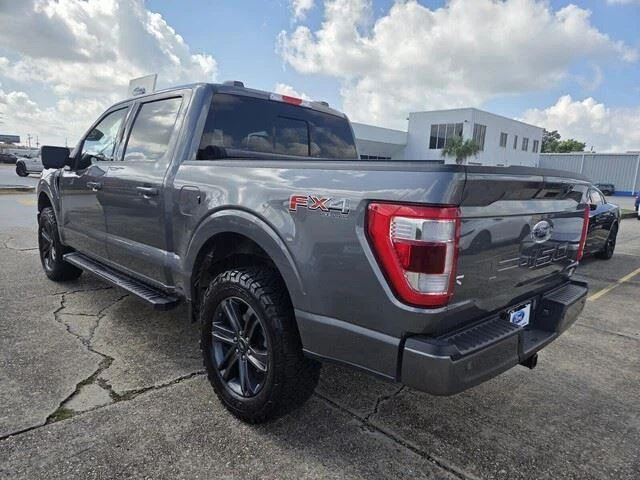 Used 2023 Carbonized Gray Metallic Ford LARIAT image 3