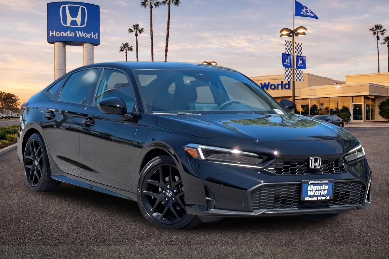 New 2026 Crystal Black Pearl Honda Sport image 2