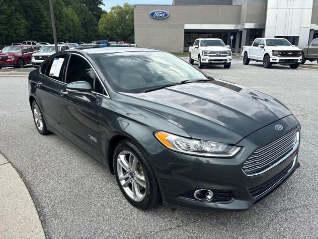 Used 2015 Ford Fusion Energi Titanium with VIN 3FA6P0SU4FR245923 for sale in Snellville, GA