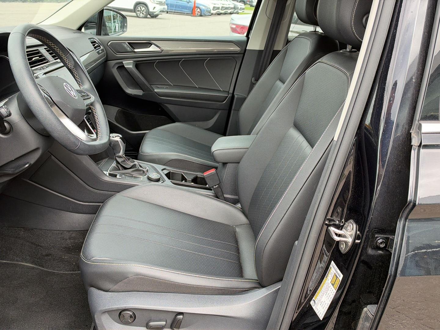 Certified Used 2023 Deep Black Pearl Volkswagen SE image 7