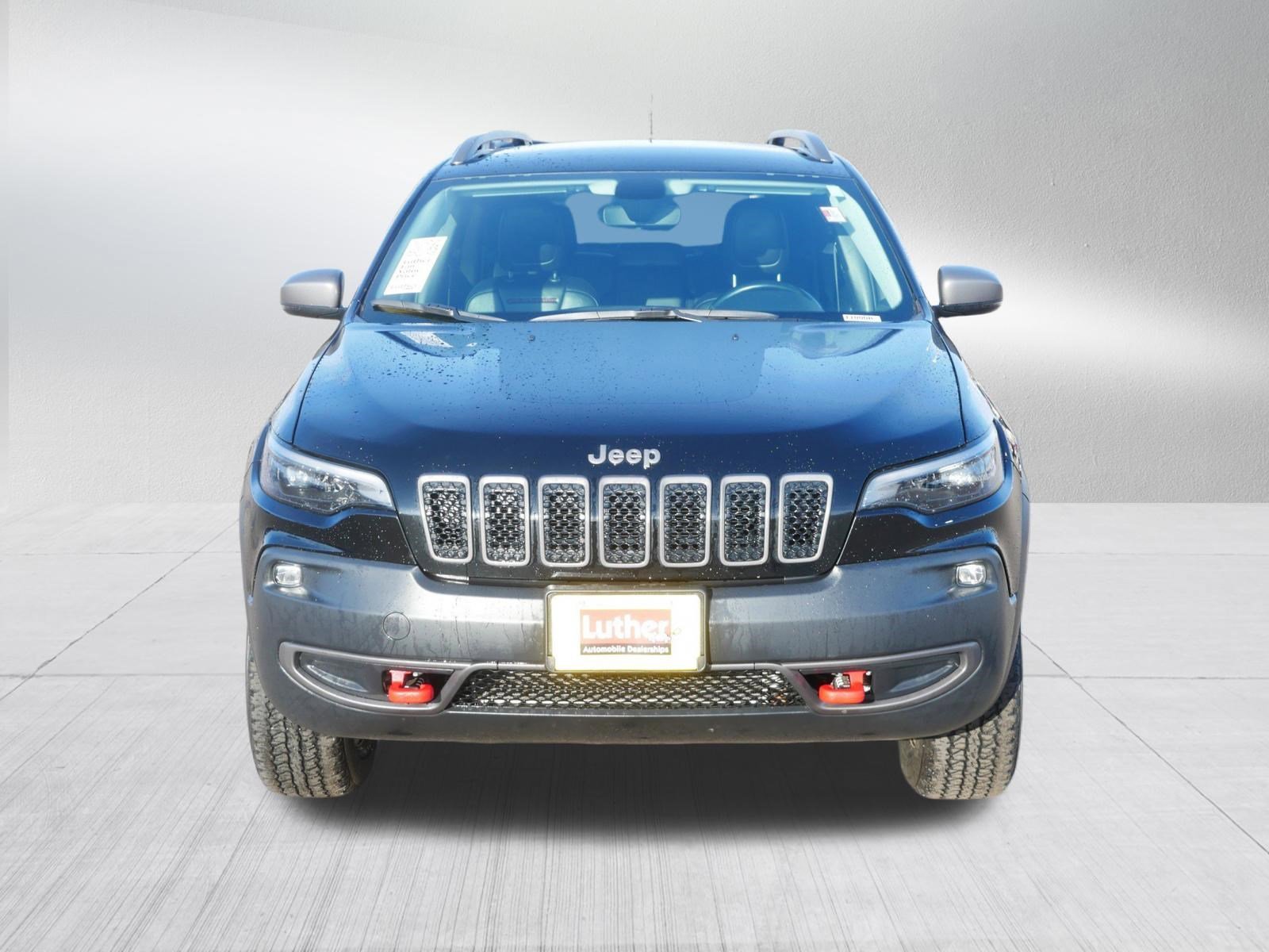 Certified 2020 Jeep Cherokee Trailhawk with VIN 1C4PJMBXXLD566323 for sale in Cambridge, MN