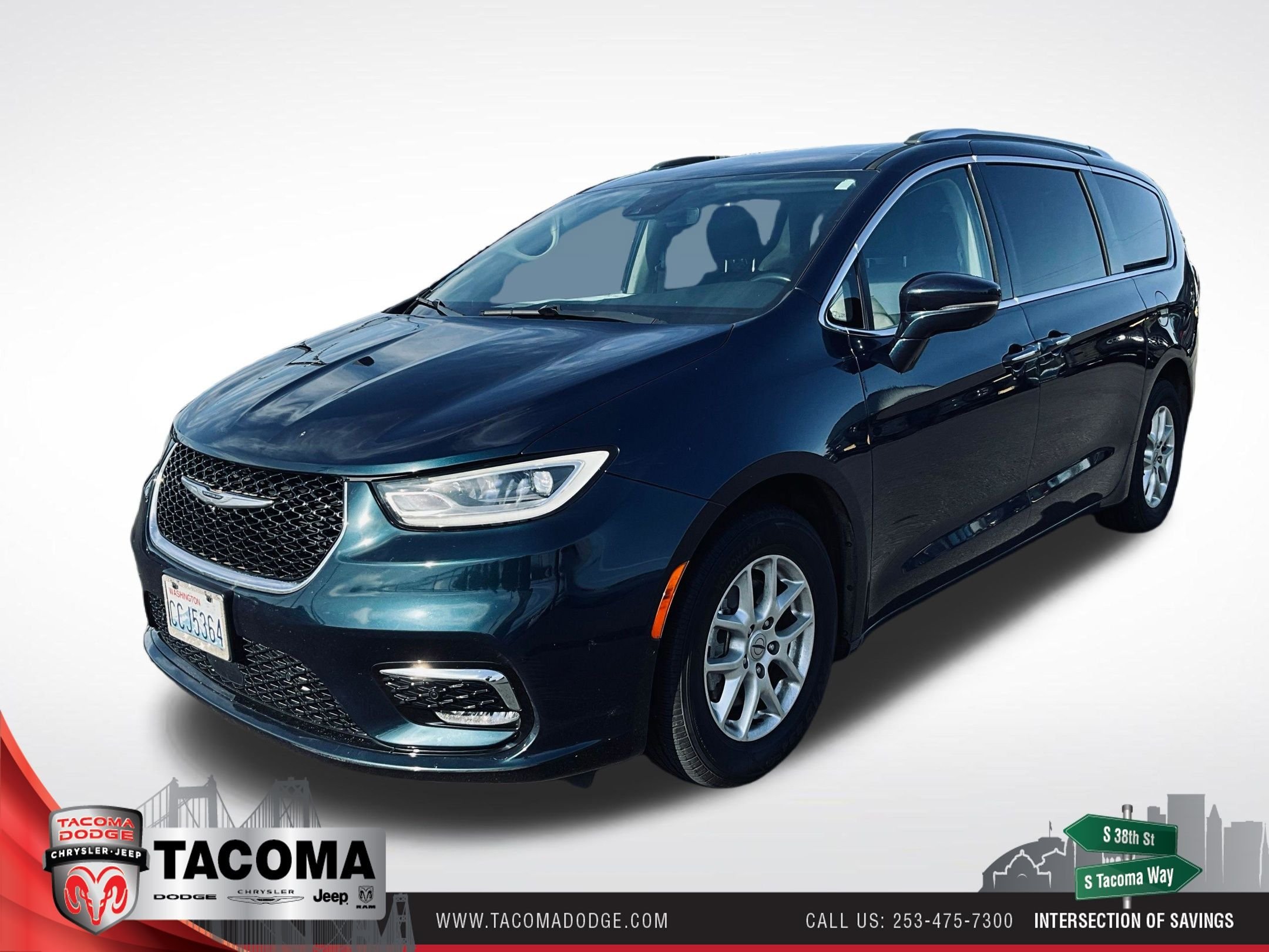 Used 2021 Blue Chrysler Touring L image 1