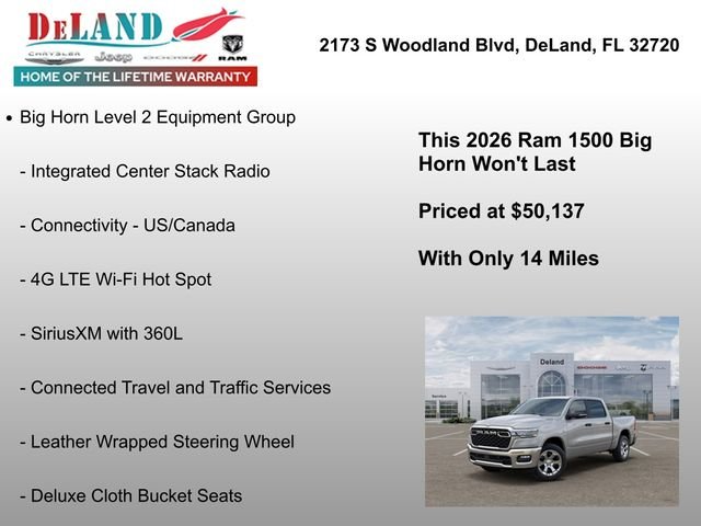New 2026 Silver Zynith Exterior Paint RAM Big Horn/Lone Star image 32