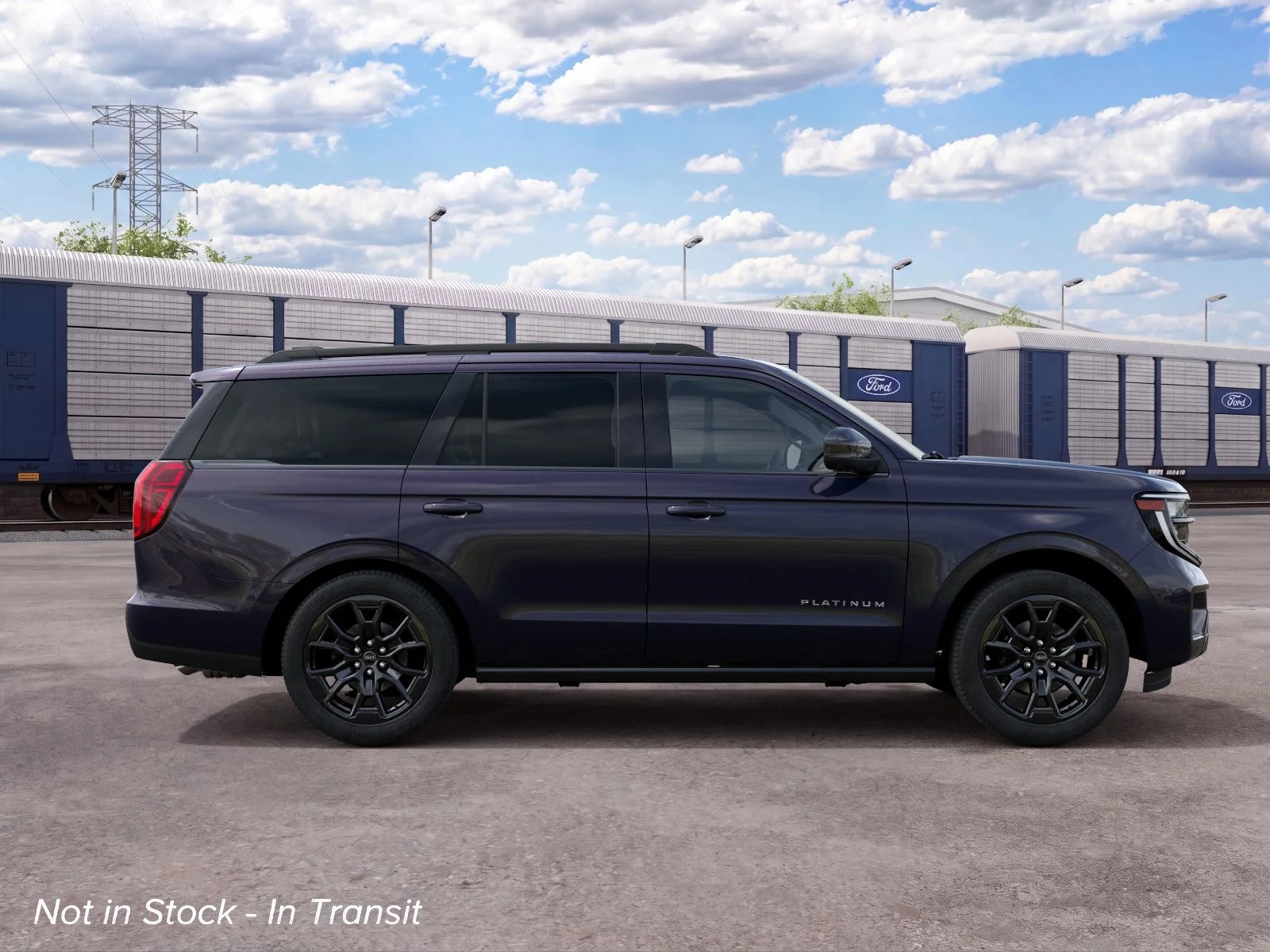 New 2027 Blue Ember Metallic Ford Platinum image 5