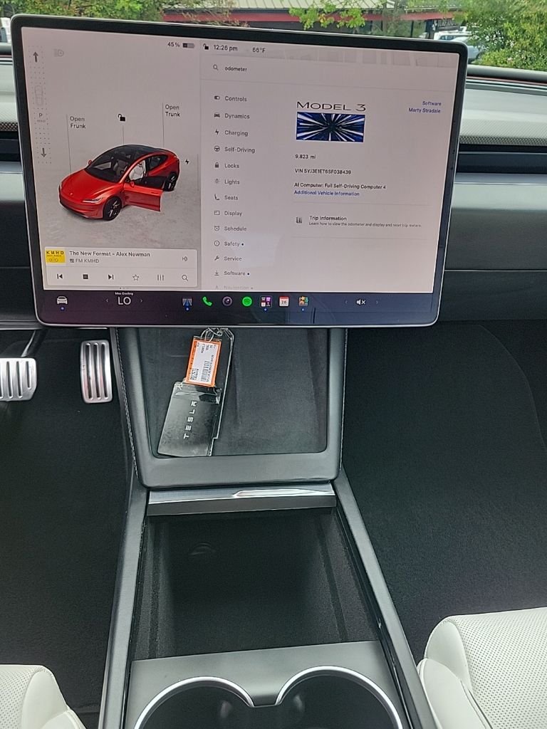 Used 2025 Red Tesla Performance image 13