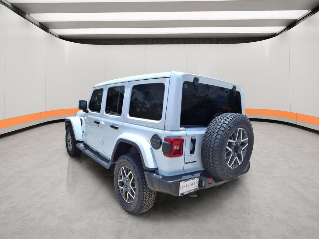 New 2026 Bright White Clear-Coat Exterior Paint Jeep Sahara image 4