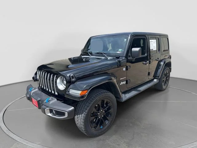 Used 2023 Black Jeep Sahara 4xe image 8
