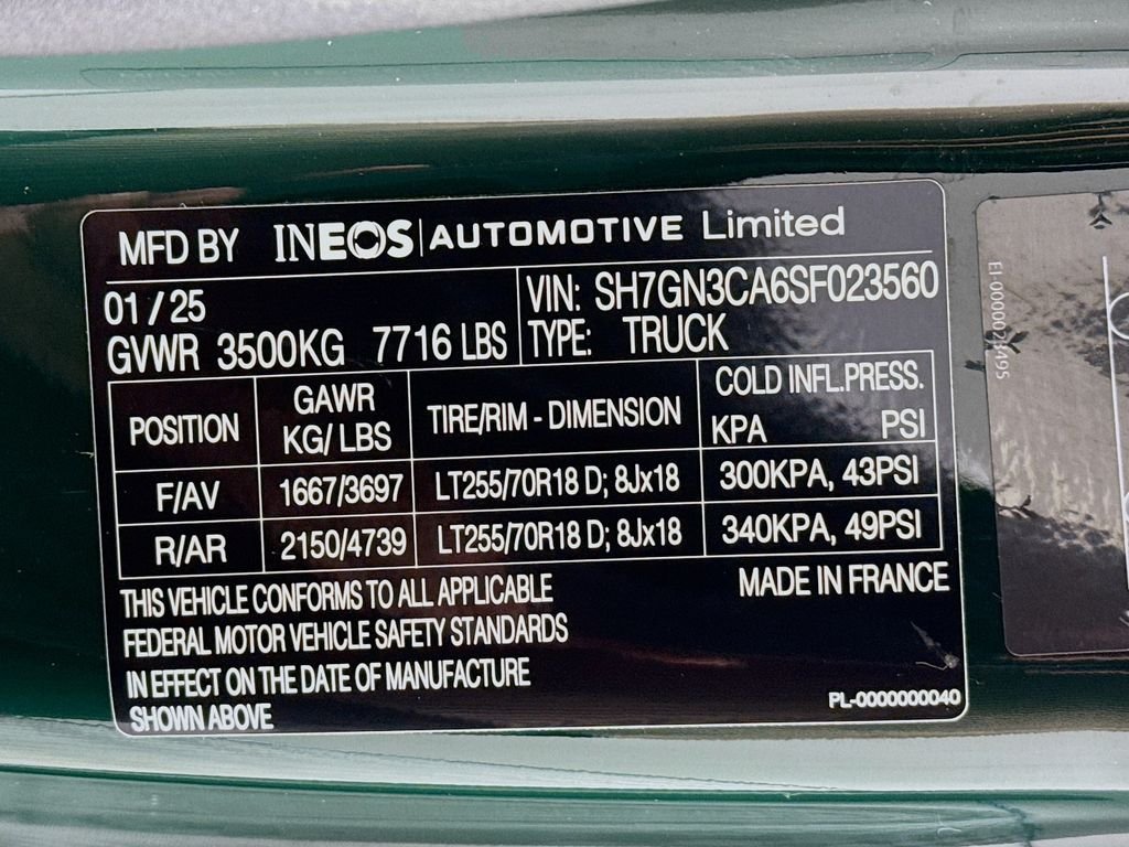 Used 2025 Green INEOS Fieldmaster Edition image 29