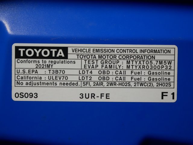 Used 2021 Voodoo Blue Toyota Crew Max SR5 w/ TRD Sport Pkg image 32