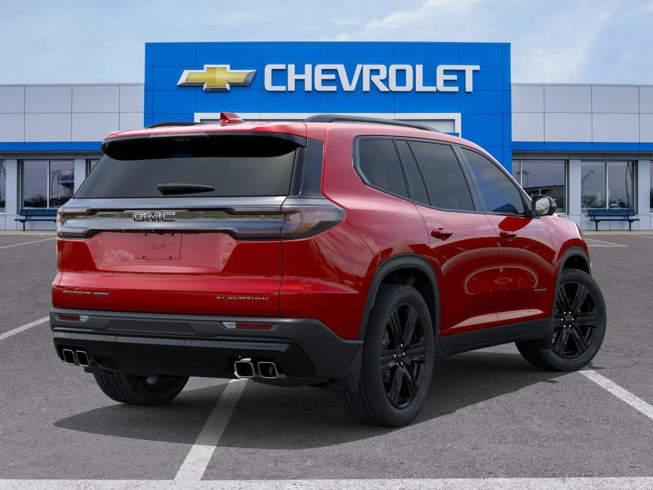 New 2027 Volcanic Red Tintcoat GMC Elevation image 4