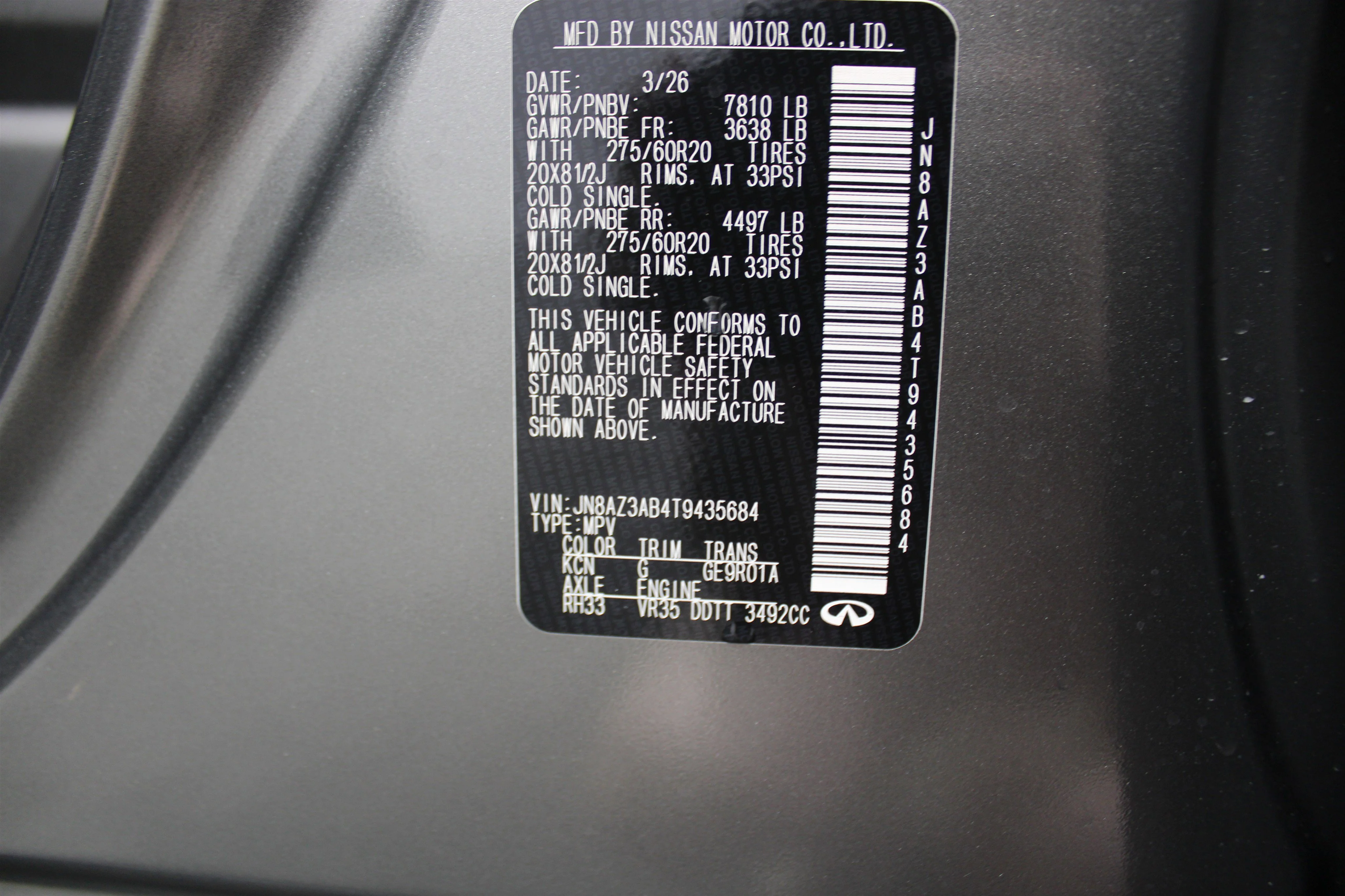 New 2026 DYNAMIC METAL INFINITI Pure 4WD image 38
