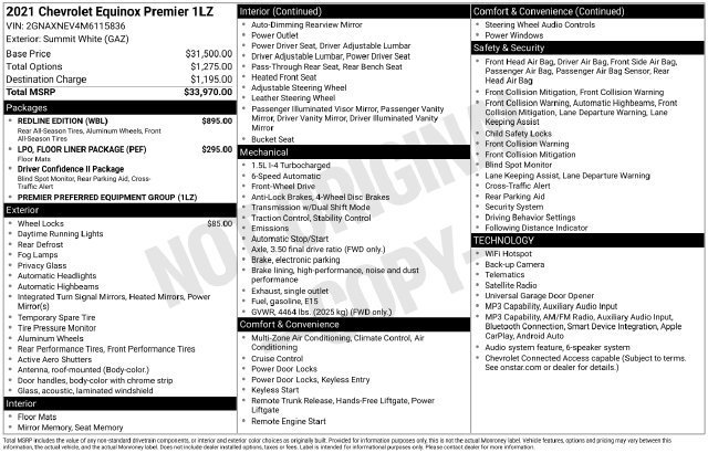 2021 Chevrolet Equinox Premier - Photo 37