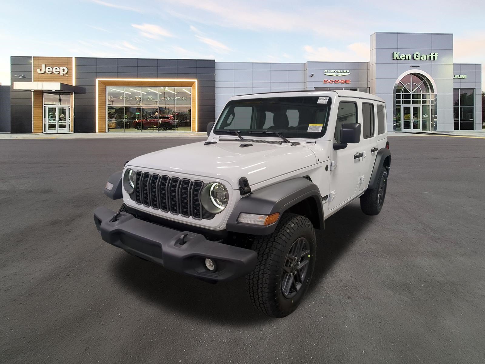 New 2027 Bright White Clear-Coat Paint Jeep Sport S image 9