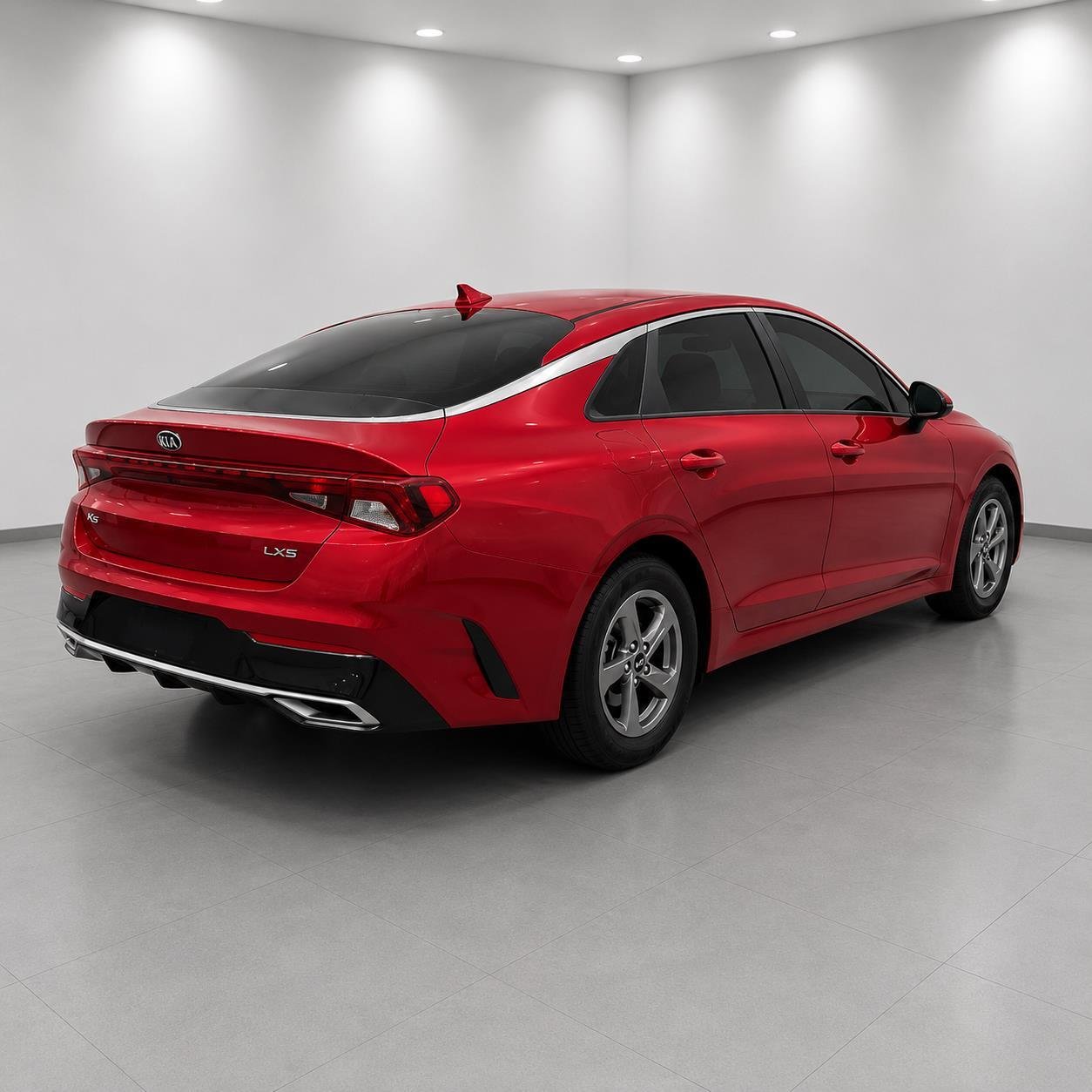 Used 2021 Passion Red Kia LXS image 5