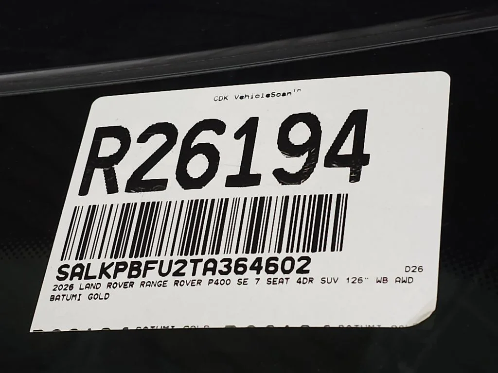 New 2026 Batumi Gold Land Rover SE image 39