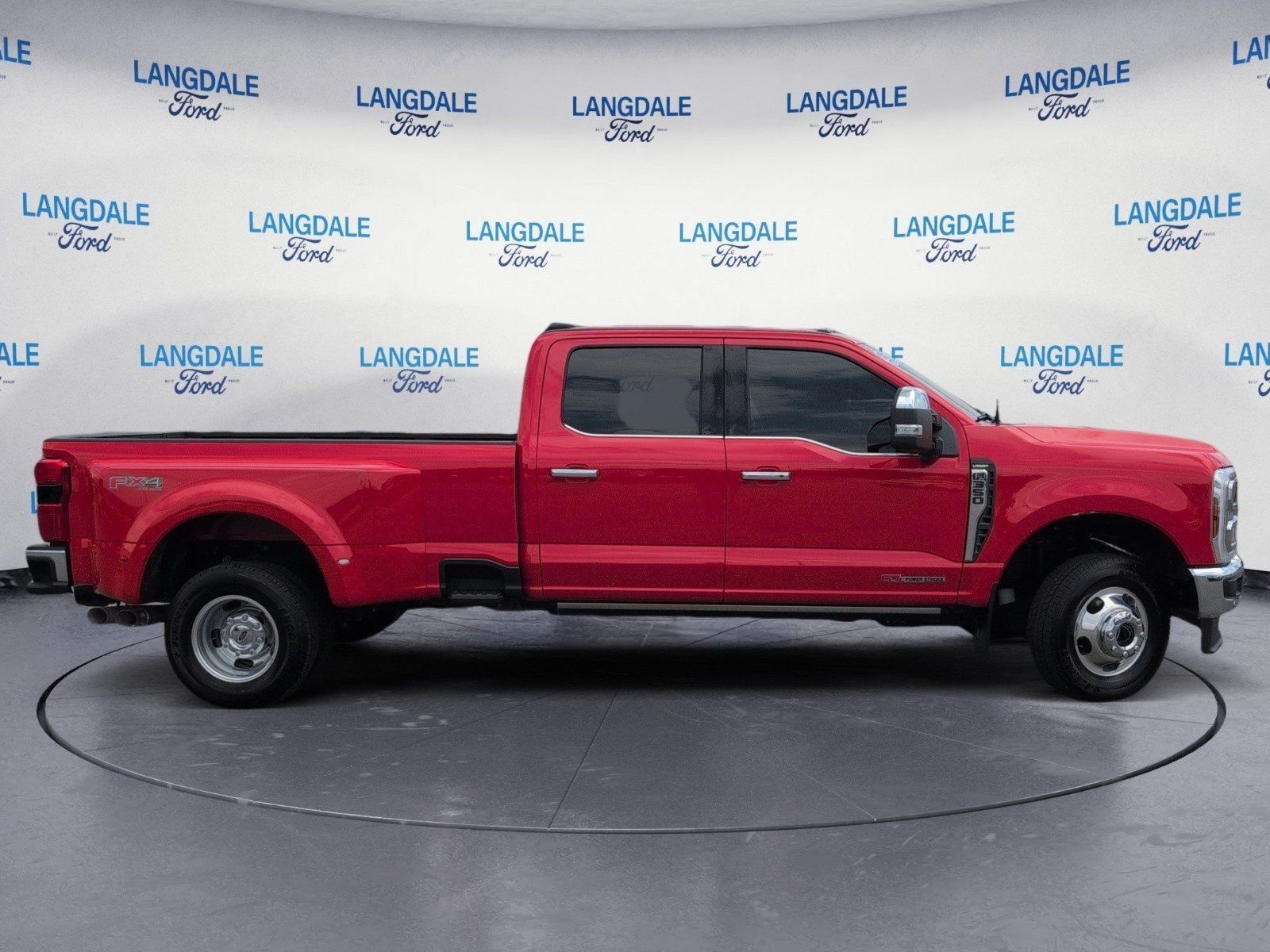 Used 2025 Race Red Ford Lariat image 3