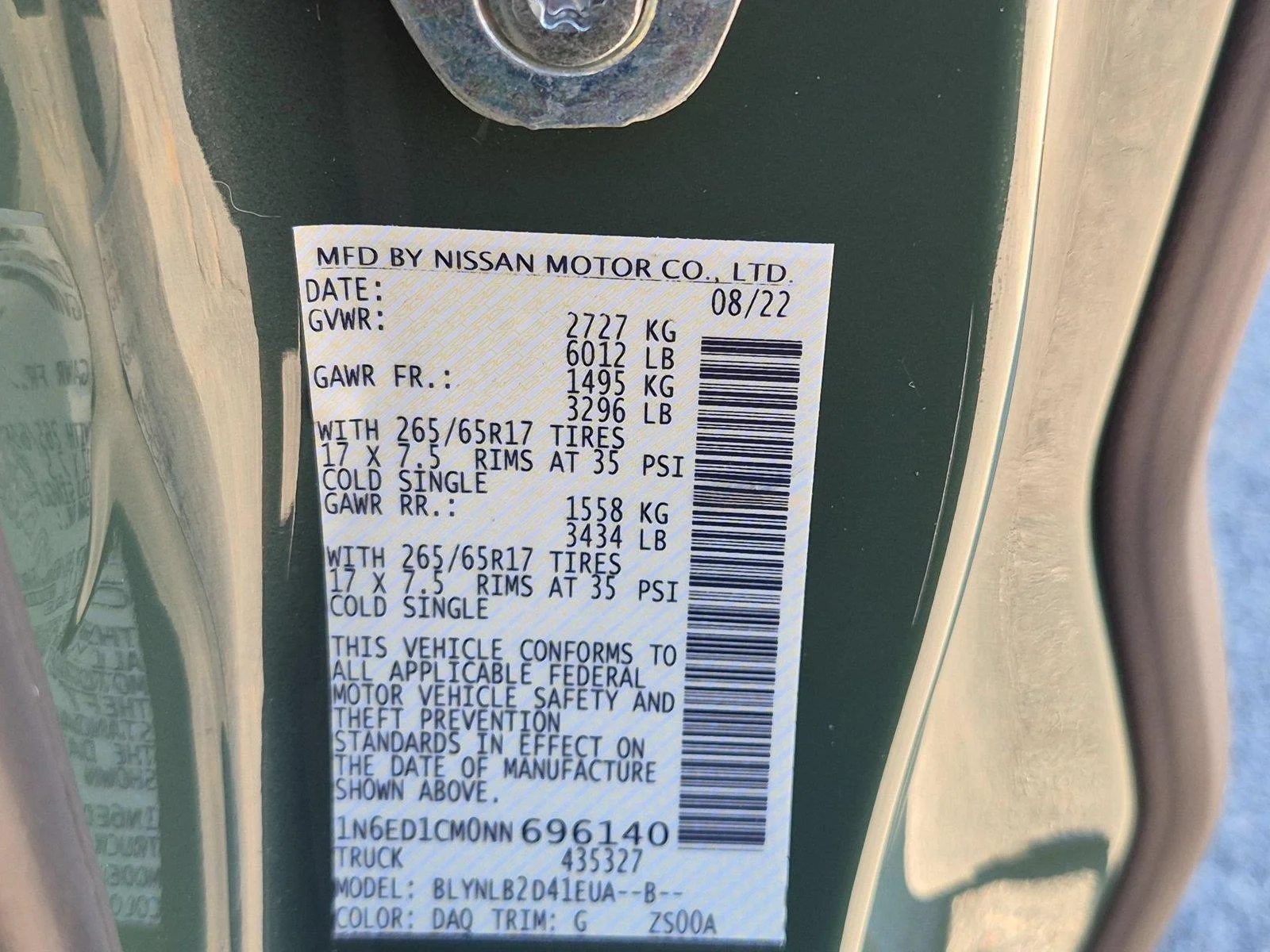 Used 2022 Gun Metallic Nissan SV image 32