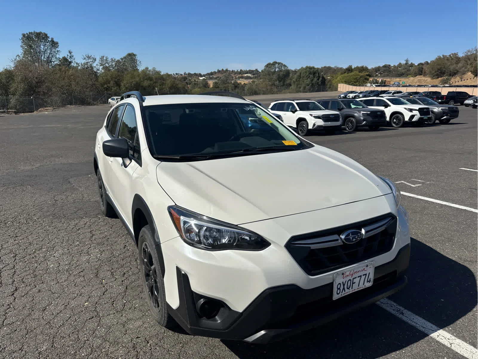Used 2021 Crystal White Pearl Subaru  image 3