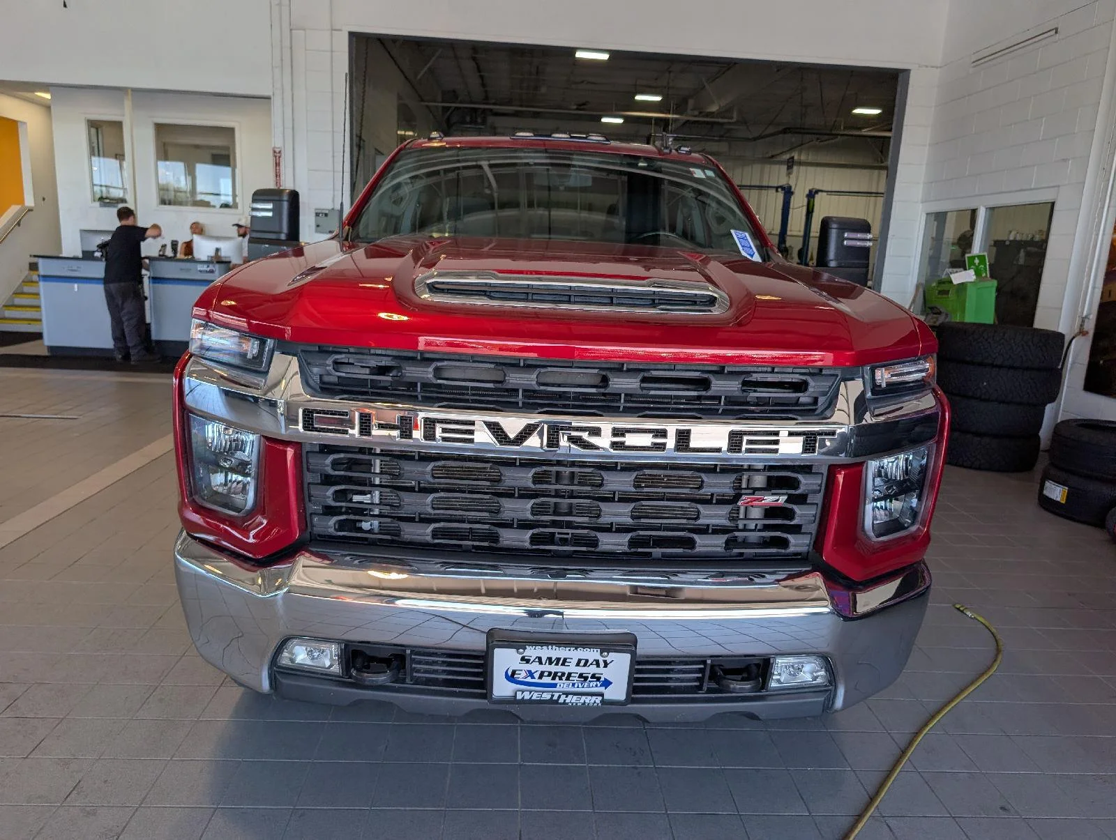 Used 2023 Cherry Red Tintcoat Chevrolet LT image 2