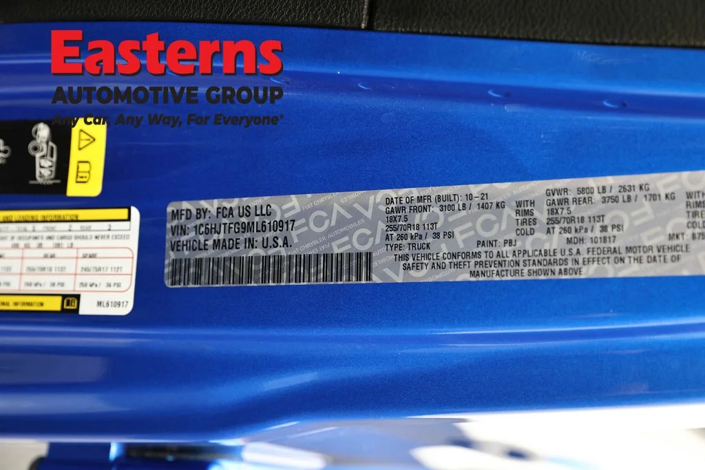 Used 2021 Blue Jeep Overland image 32