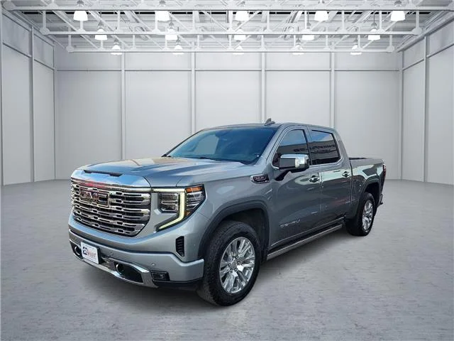 Used 2023 Silver GMC Denali 4x4 Crew Cab 5.75 ft. box 147.4 in. WB image 1