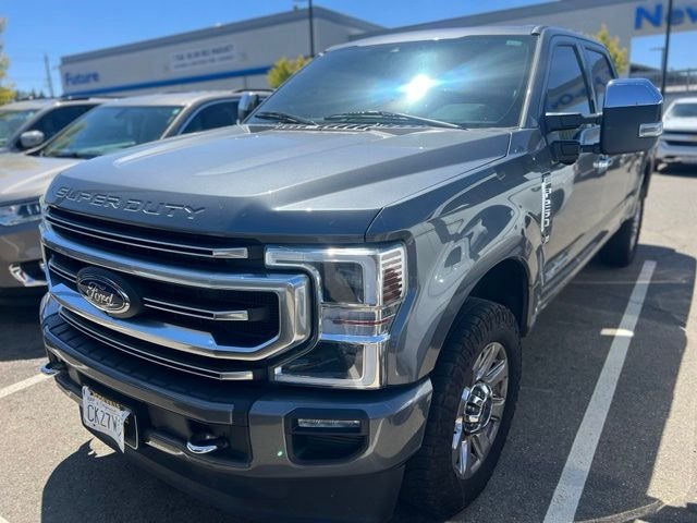 Certified Used 2022 Gray Ford Platinum image 1